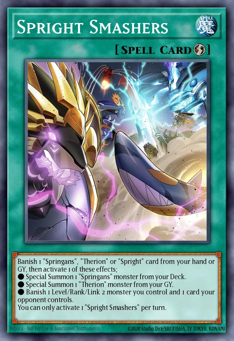 Carte Yu-Gi-Oh! Spright Smashers #098 — Battles of Legend: Monstrous Revenge