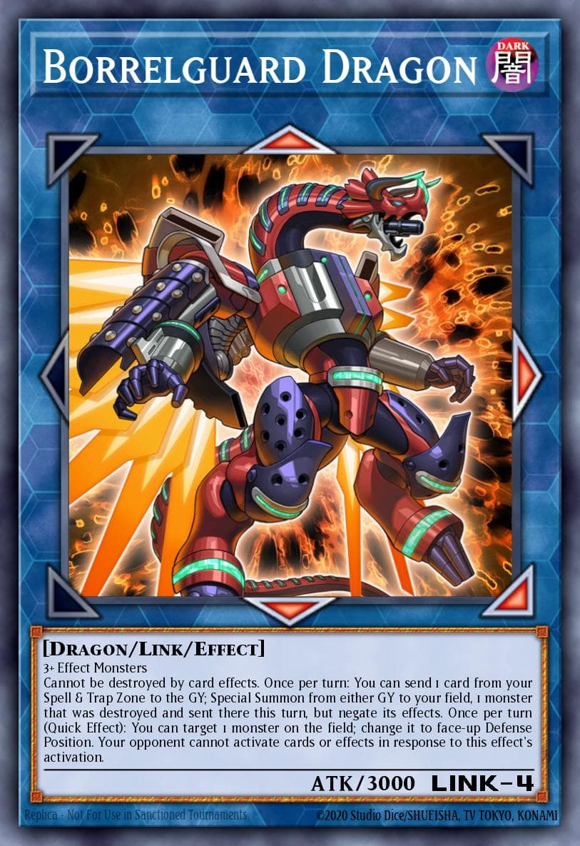 Carte Yu-Gi-Oh! Borrelguard Dragon #019 — Battles of Legend: Chapter 1