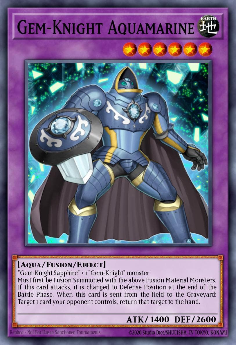 Carte Yu-Gi-Oh! Gem-Knight Aquamarine #137 — Battles of Legend: Monster Mayhem