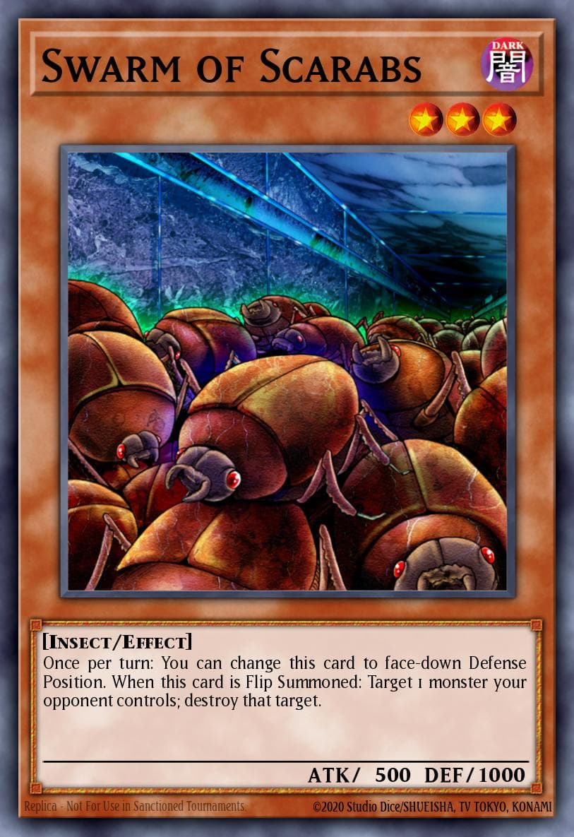 Carte Yu-Gi-Oh! Swarm of Scarabs #016 — Astral Pack Three