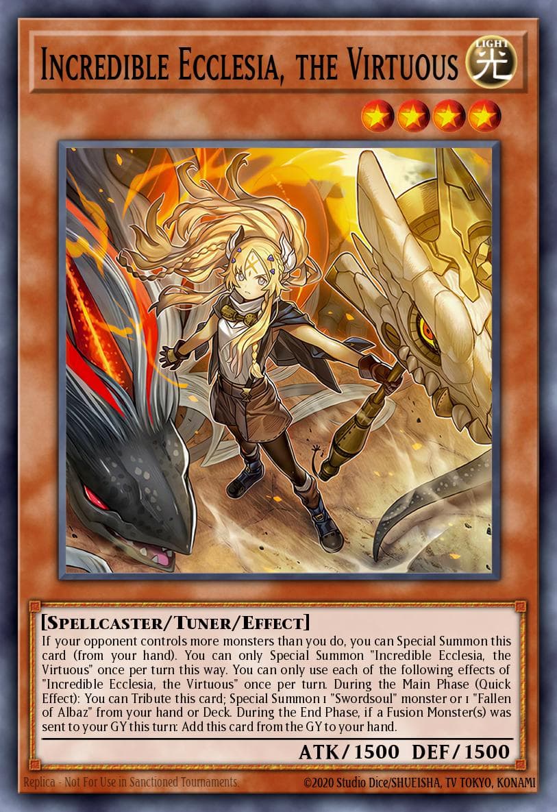 Carte Yu-Gi-Oh! Incredible Ecclesia, the Virtuous #007 — Burst of Destiny