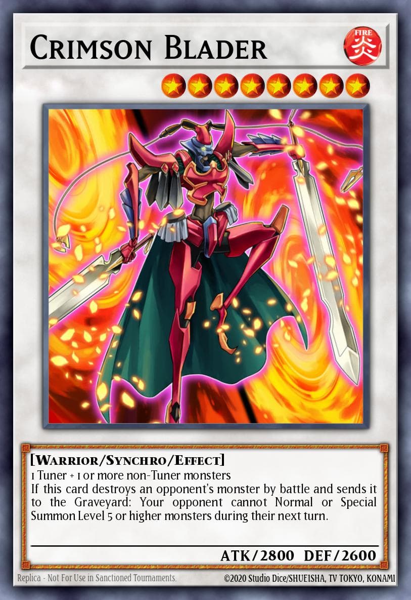 Carte Yu-Gi-Oh! Crimson Blader #008 — Astral Pack Four