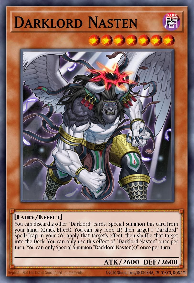 Carte Yu-Gi-Oh! Darklord Nasten #077 — Battles of Legend: Relentless Revenge