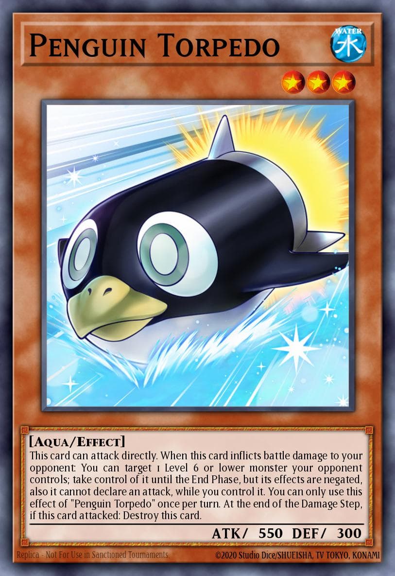Carte Yu-Gi-Oh! Penguin Torpedo #004 — Battles of Legend: Armageddon