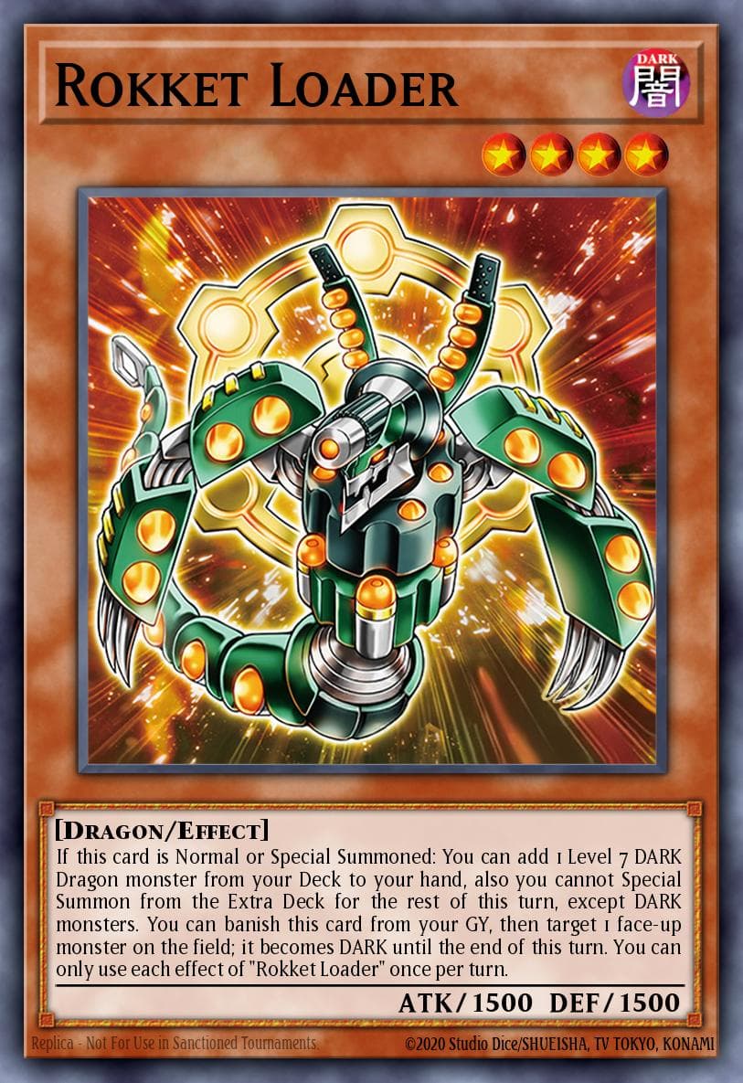 Carte Yu-Gi-Oh! Rokket Loader #001 — Burst Protocol