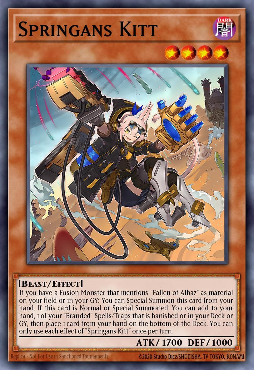 Carte Yu-Gi-Oh! Springans Kitt #108 — Battles of Legend: Terminal Revenge