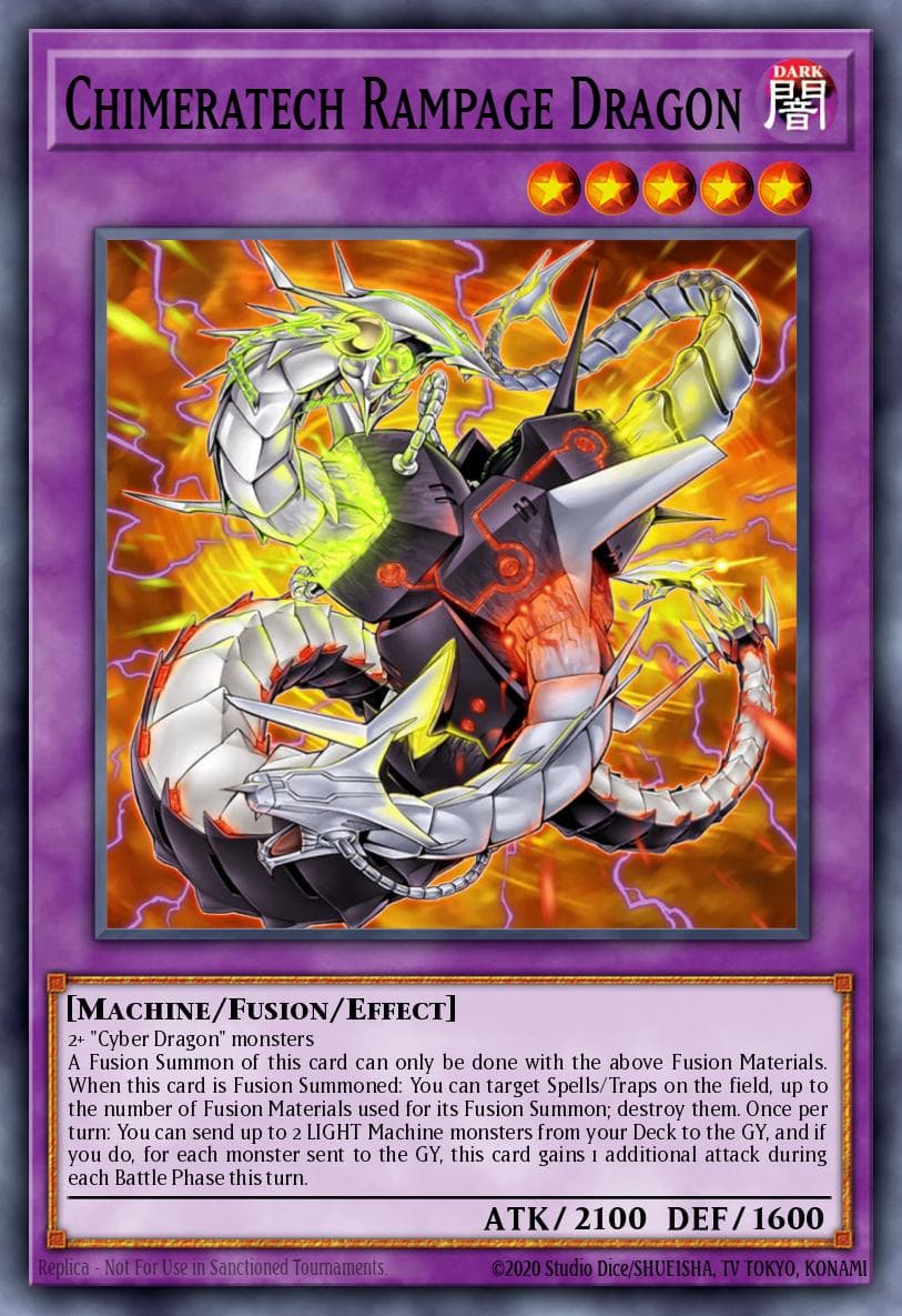 Carte Yu-Gi-Oh! Chimeratech Rampage Dragon #093 — Breakers of Shadow