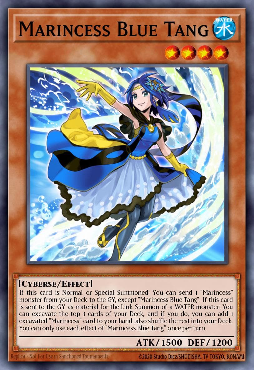 Carte Yu-Gi-Oh! Marincess Blue Tang #004 — Chaos Impact