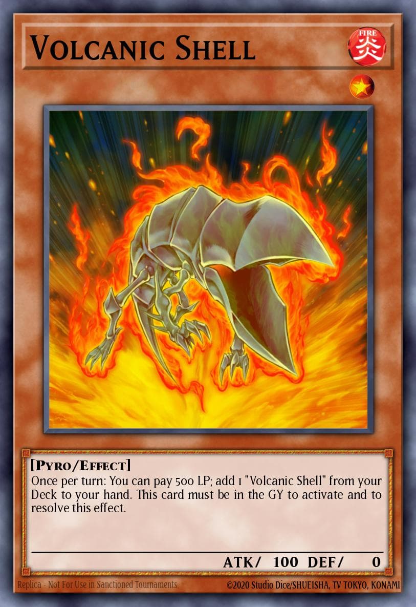 Carte Yu-Gi-Oh! Volcanic Shell #053 — Battles of Legend: Monstrous Revenge
