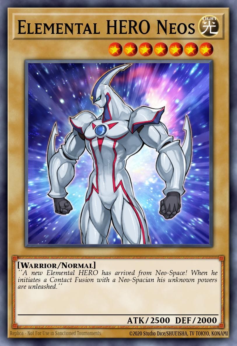 Carte Yu-Gi-Oh! Elemental HERO Neos #003 — Battles of Legend: Monster Mayhem