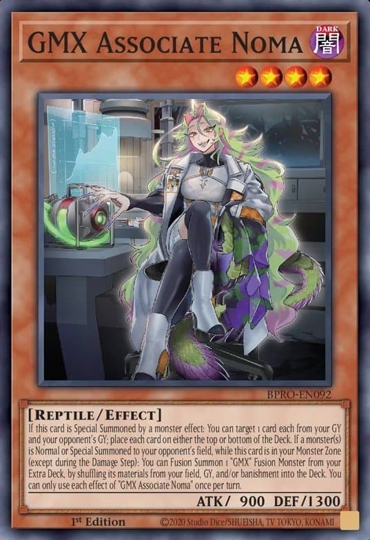 Carte Yu-Gi-Oh! GMX Associate Noma #092 — Burst Protocol