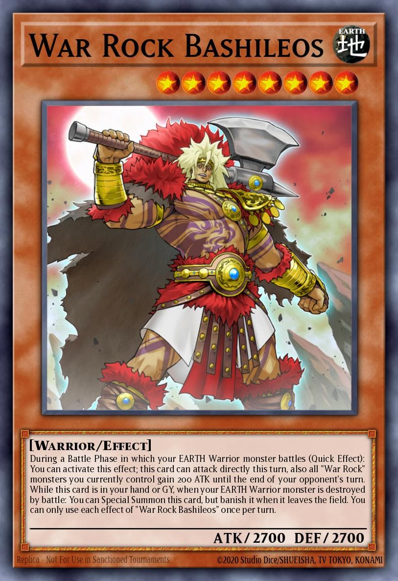 Carte Yu-Gi-Oh! War Rock Bashileos #097 — Blazing Vortex