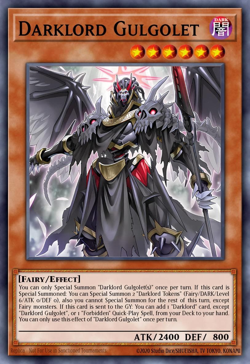 Carte Yu-Gi-Oh! Darklord Gulgolet #018 — Burst Protocol