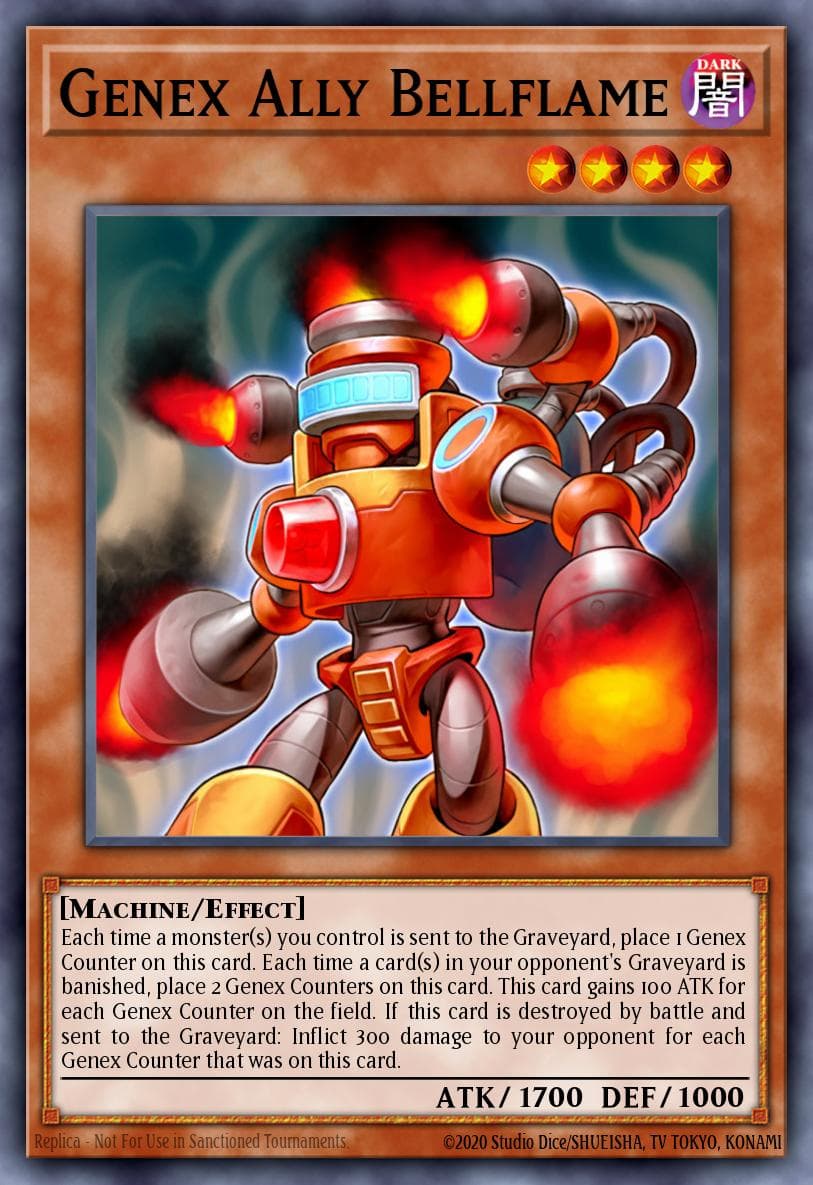 Carte Yu-Gi-Oh! Genex Ally Bellflame #082 — Battle Pack 3: Monster League