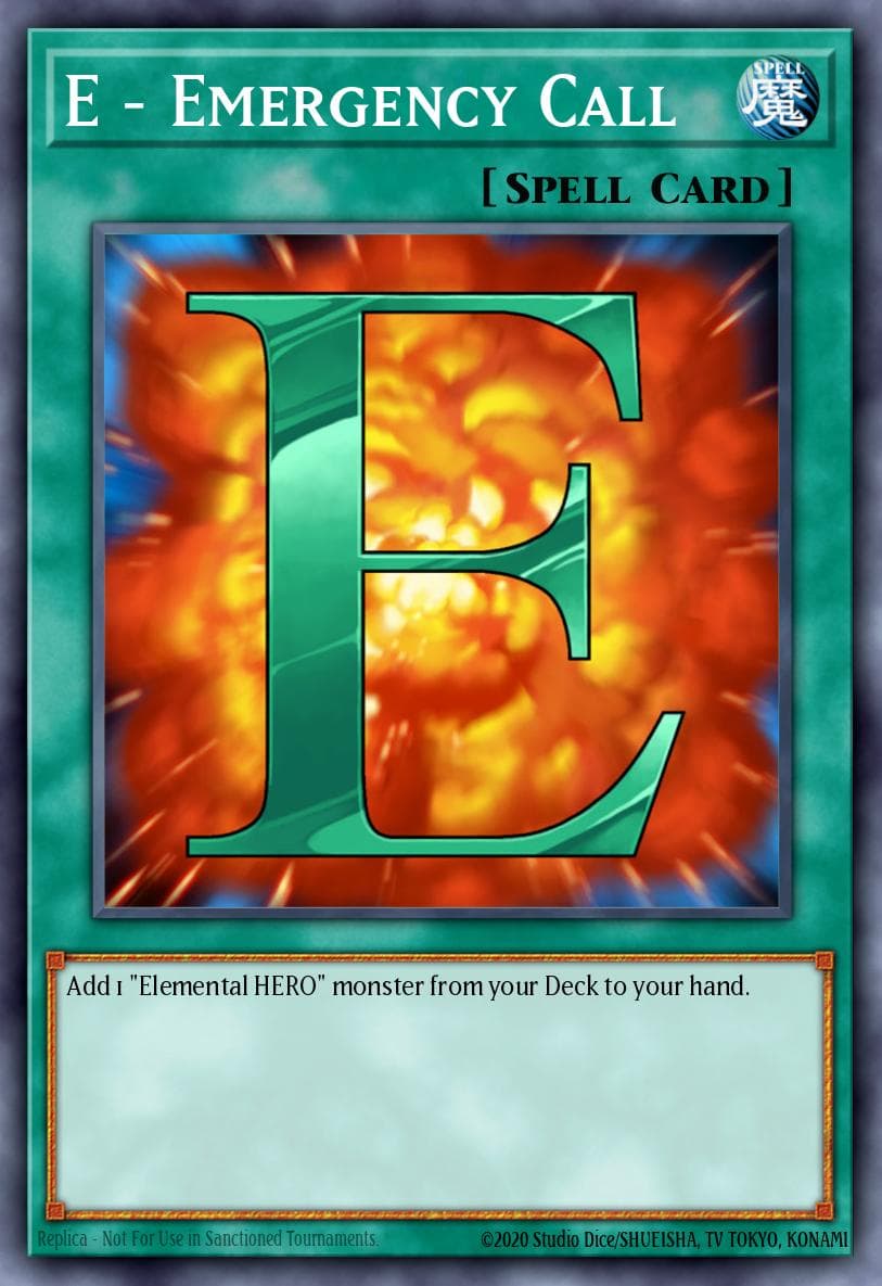 Carte Yu-Gi-Oh! E - Emergency Call #032 — Battles of Legend: Chapter 1