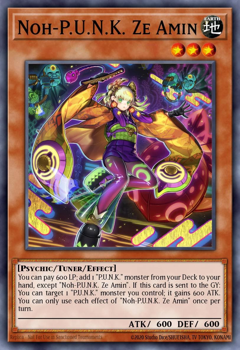Carte Yu-Gi-Oh! Noh-P.U.N.K. Ze Amin #062 — Battles of Legend: Monstrous Revenge
