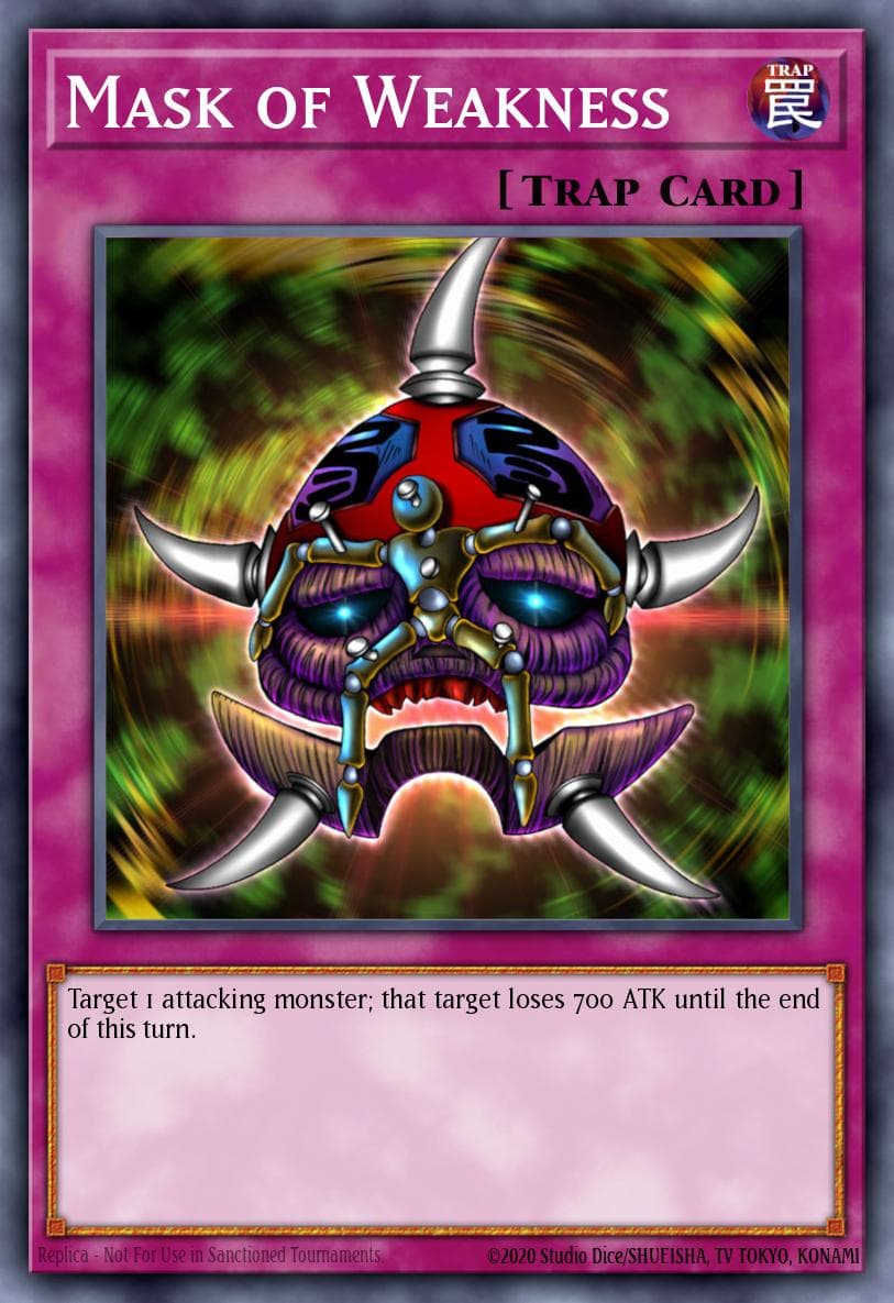 Carte Yu-Gi-Oh! Mask of Weakness #190 — Battle Pack 3: Monster League