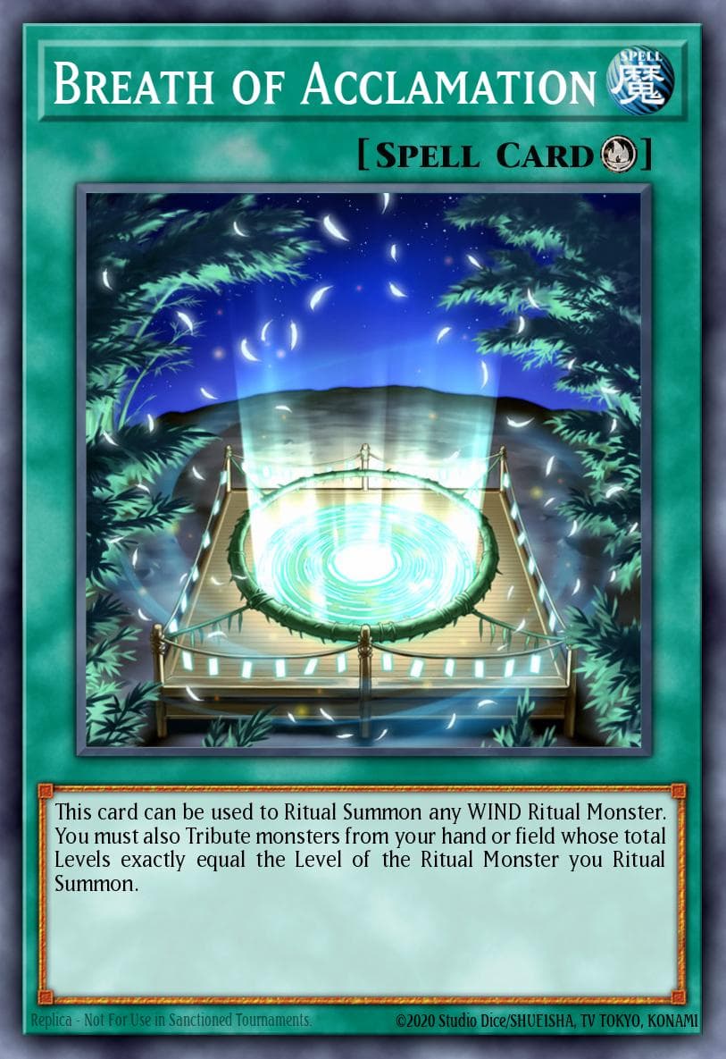 Carte Yu-Gi-Oh! Breath of Acclamation #086 — Blazing Vortex