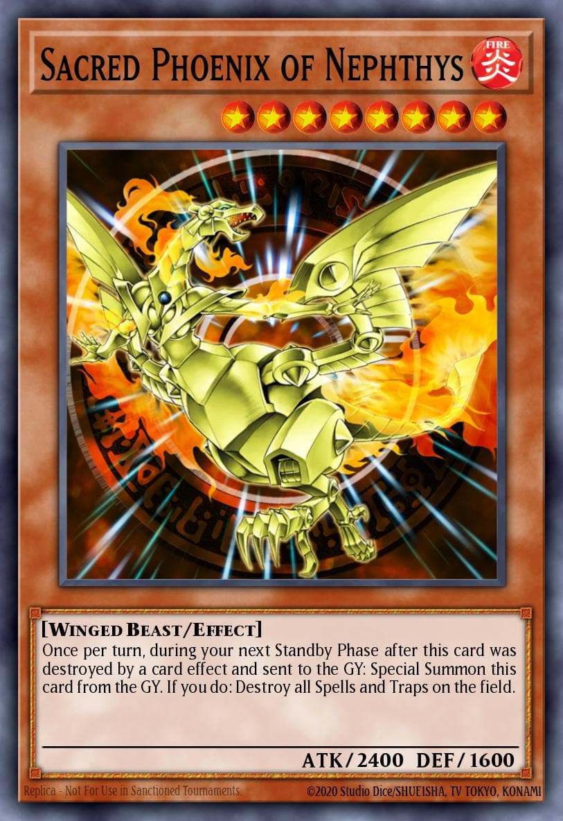 Carte Yu-Gi-Oh! Sacred Phoenix of Nephthys #013 — Yu-Gi-Oh! Advent Calendar (2018)
