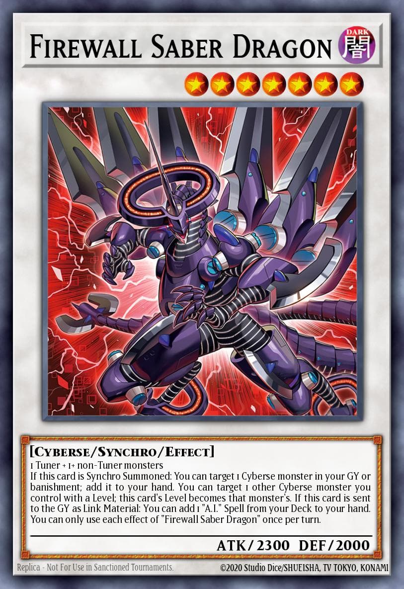 Carte Yu-Gi-Oh! Firewall Saber Dragon #038 — Alliance Insight