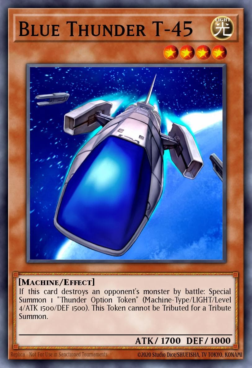 Carte Yu-Gi-Oh! Blue Thunder T-45 #039 — Battle Pack 3: Monster League