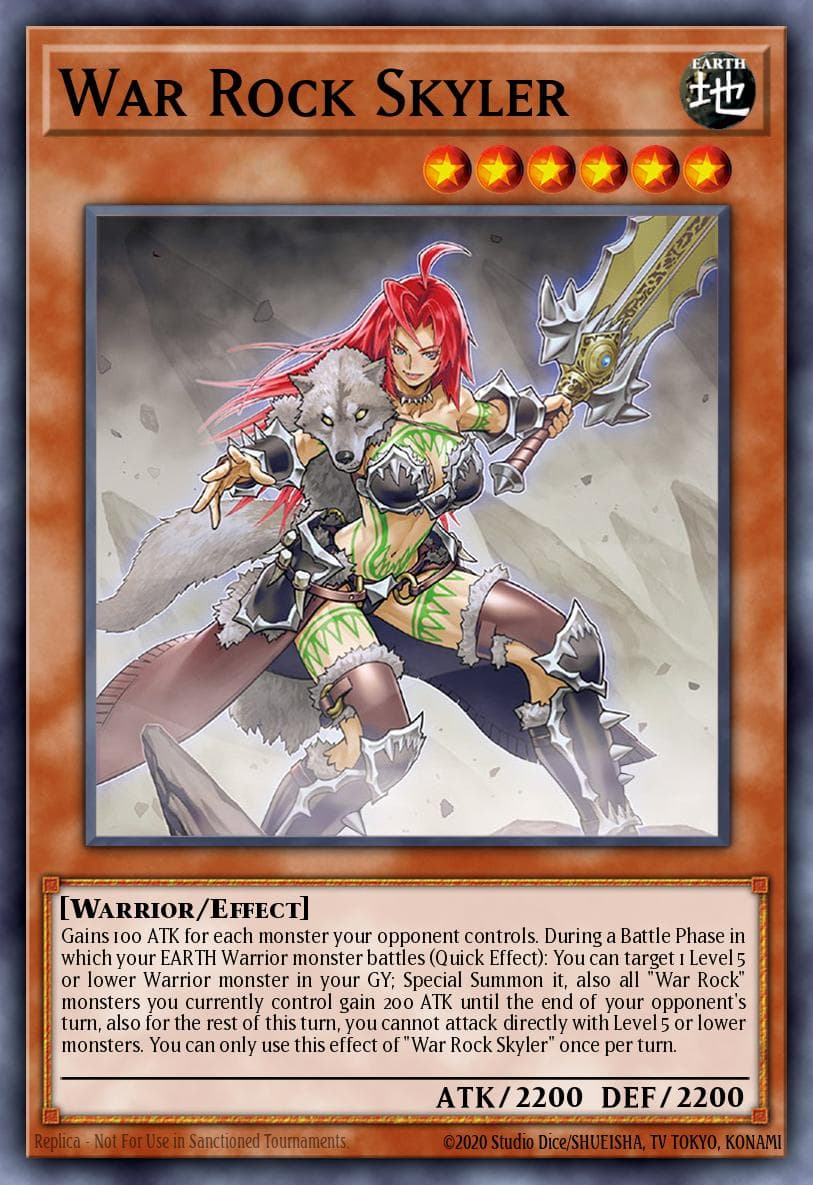 Carte Yu-Gi-Oh! War Rock Skyler #096 — Blazing Vortex
