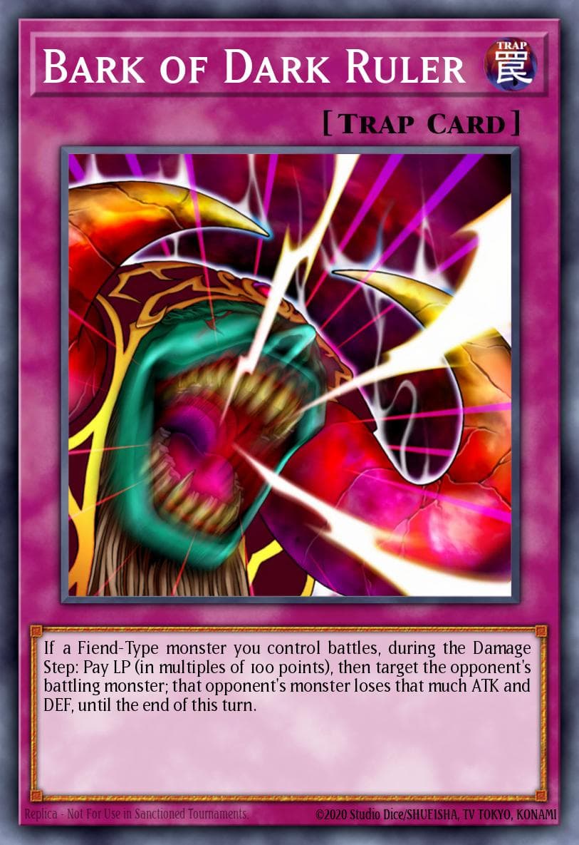 Carte Yu-Gi-Oh! Bark of Dark Ruler #191 — Battle Pack 3: Monster League