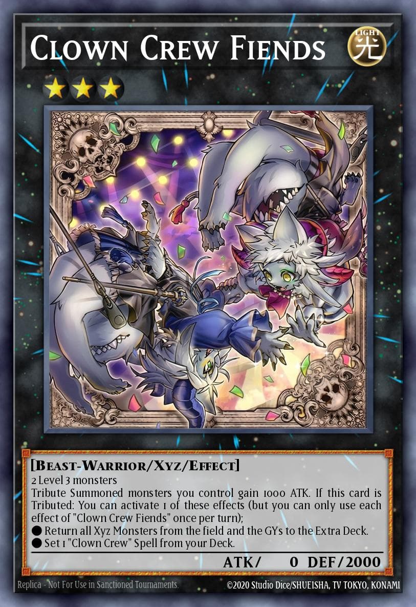 Carte Yu-Gi-Oh! Clown Crew Fiends #046 — Blazing Dominion