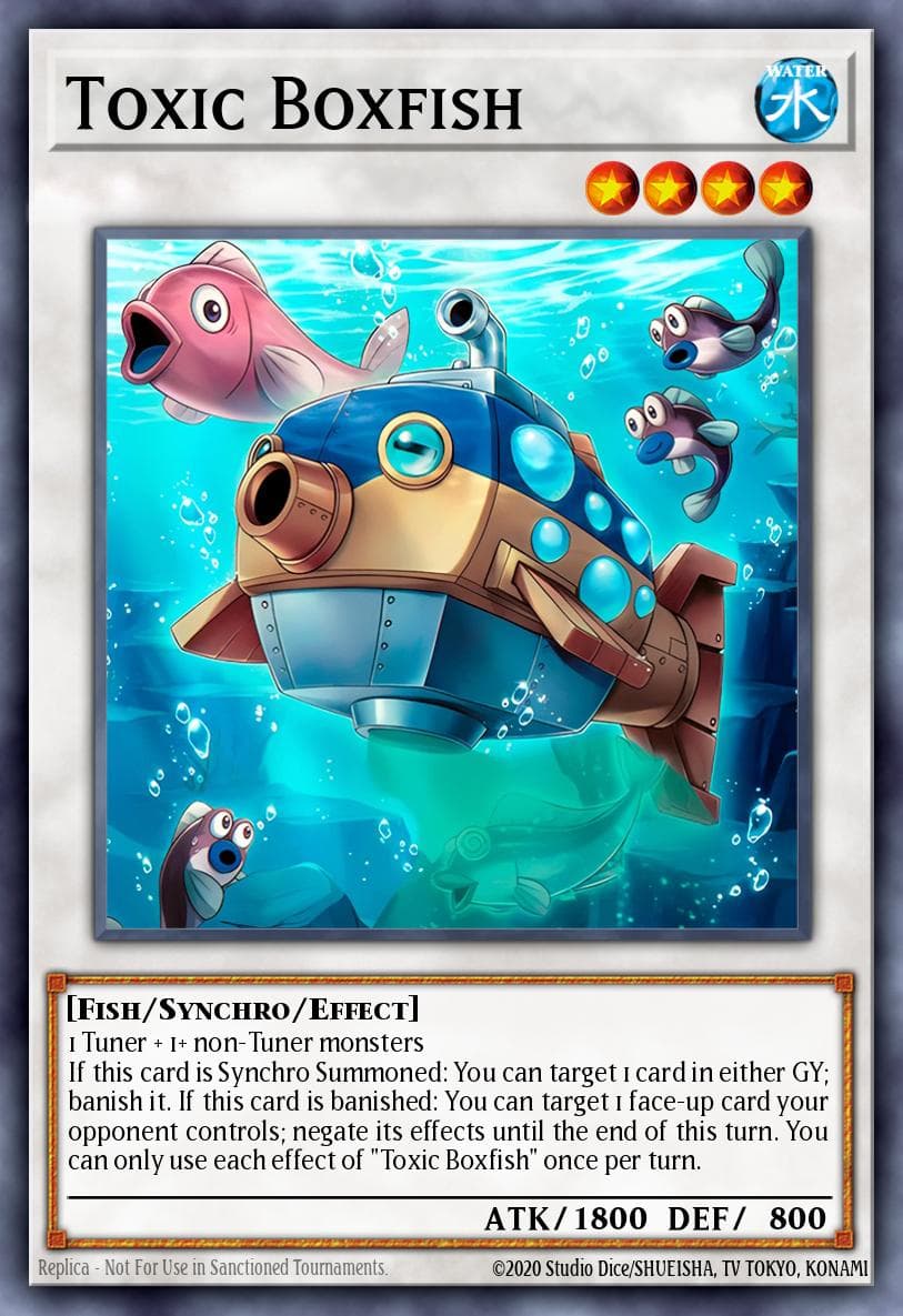 Carte Yu-Gi-Oh! Toxic Boxfish #085 — Alliance Insight