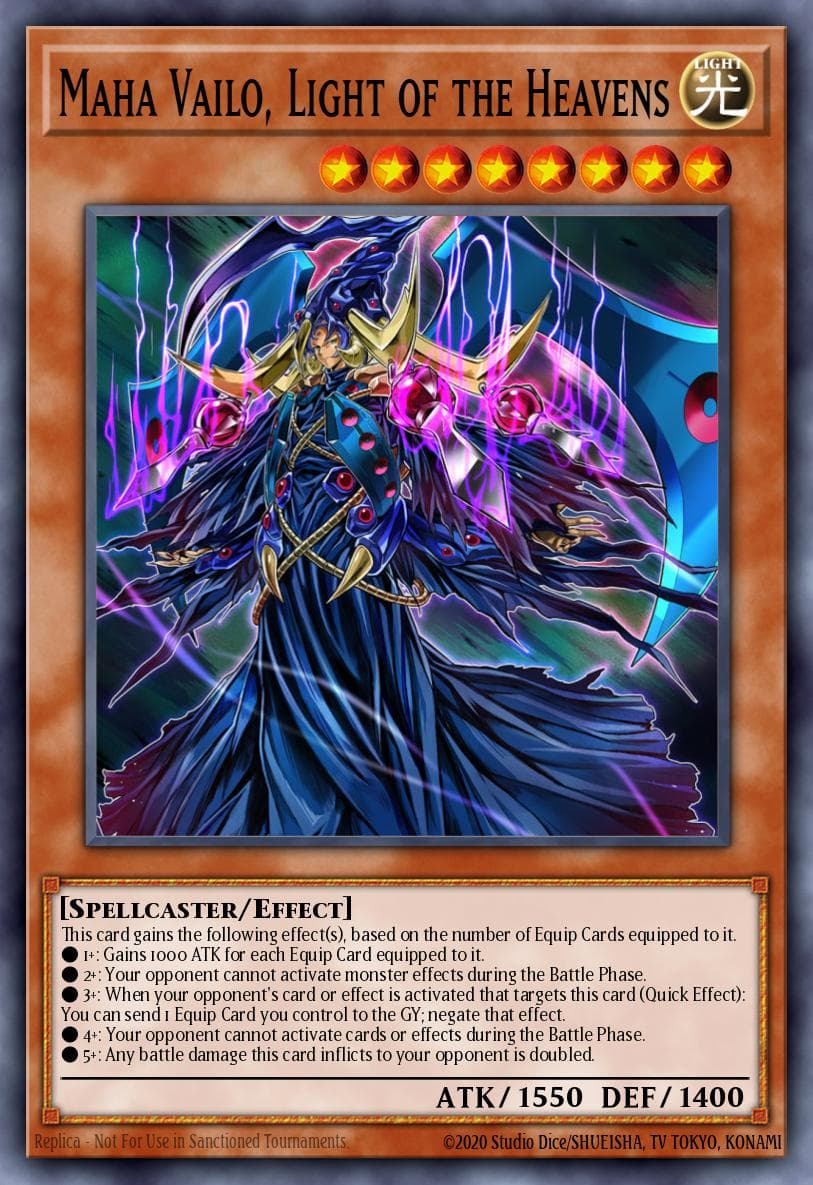 Carte Yu-Gi-Oh! Maha Vailo, Light of the Heavens #024 — Blazing Vortex