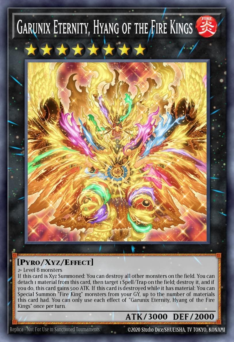 Carte Yu-Gi-Oh! Garunix Eternity, Hyang of the Fire Kings #003 — Limited Pack World Championship 2025