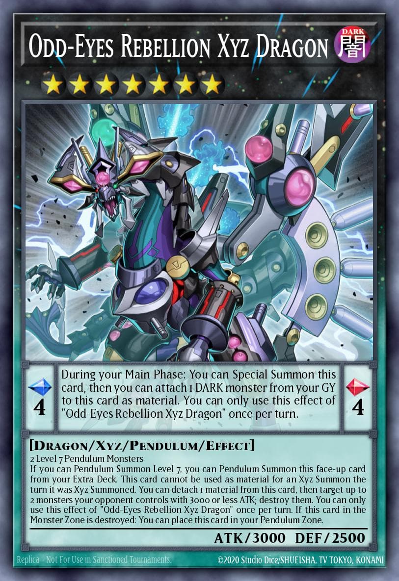 Carte Yu-Gi-Oh! Odd-Eyes Rebellion Xyz Dragon #005 — Battles of Legend: Monstrous Revenge