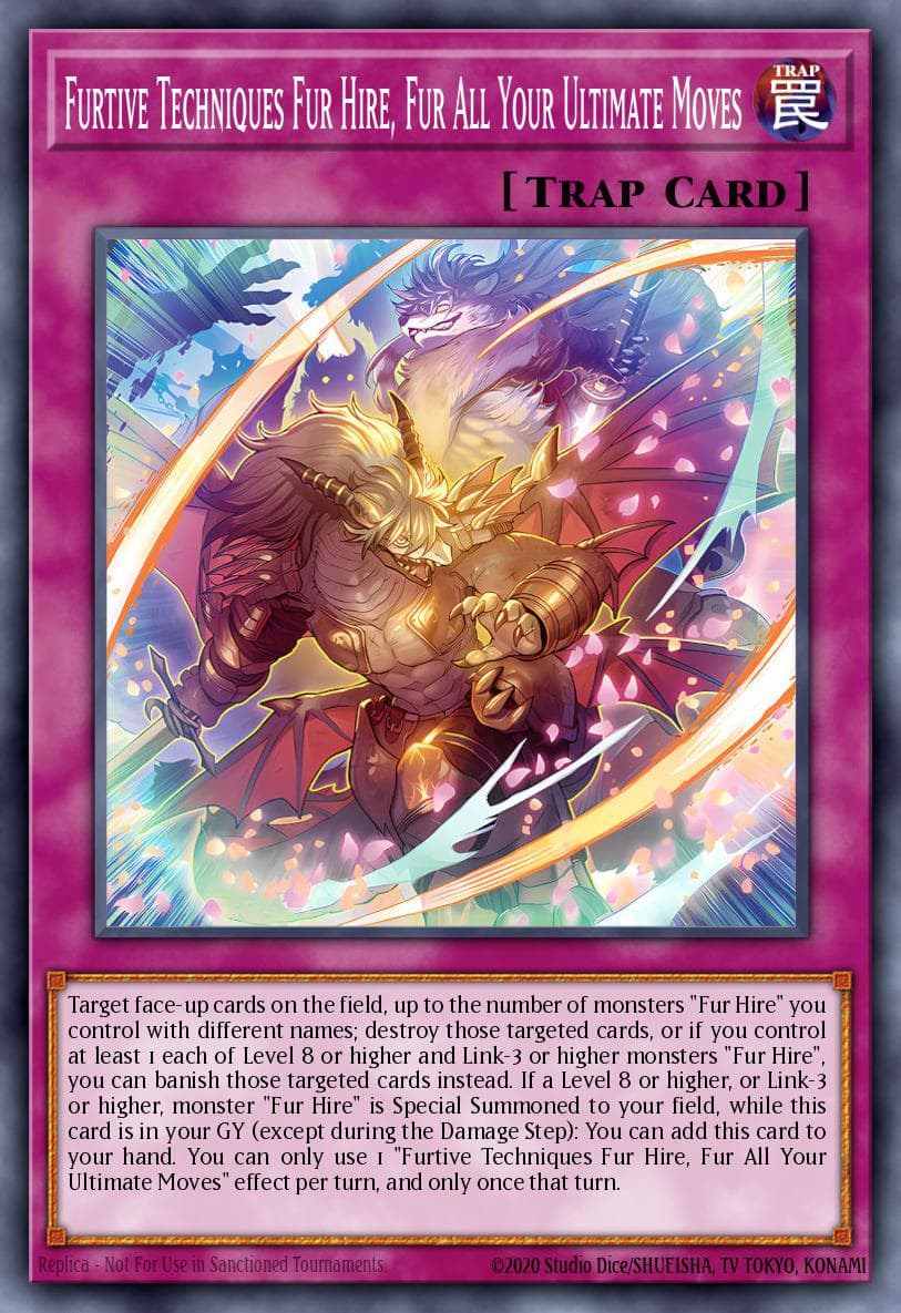 Carte Yu-Gi-Oh! Furtive Techniques Fur Hire, Fur All Your Ultimate Moves #075 — Burst Protocol