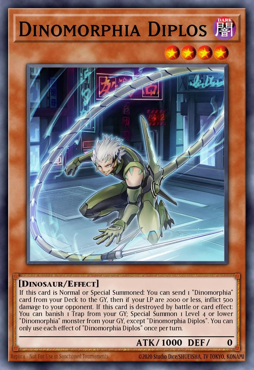 Carte Yu-Gi-Oh! Dinomorphia Diplos #010 — Battle of Chaos