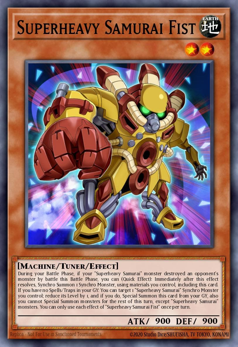 Carte Yu-Gi-Oh! Superheavy Samurai Fist #010 — Battles of Legend: Light's Revenge
