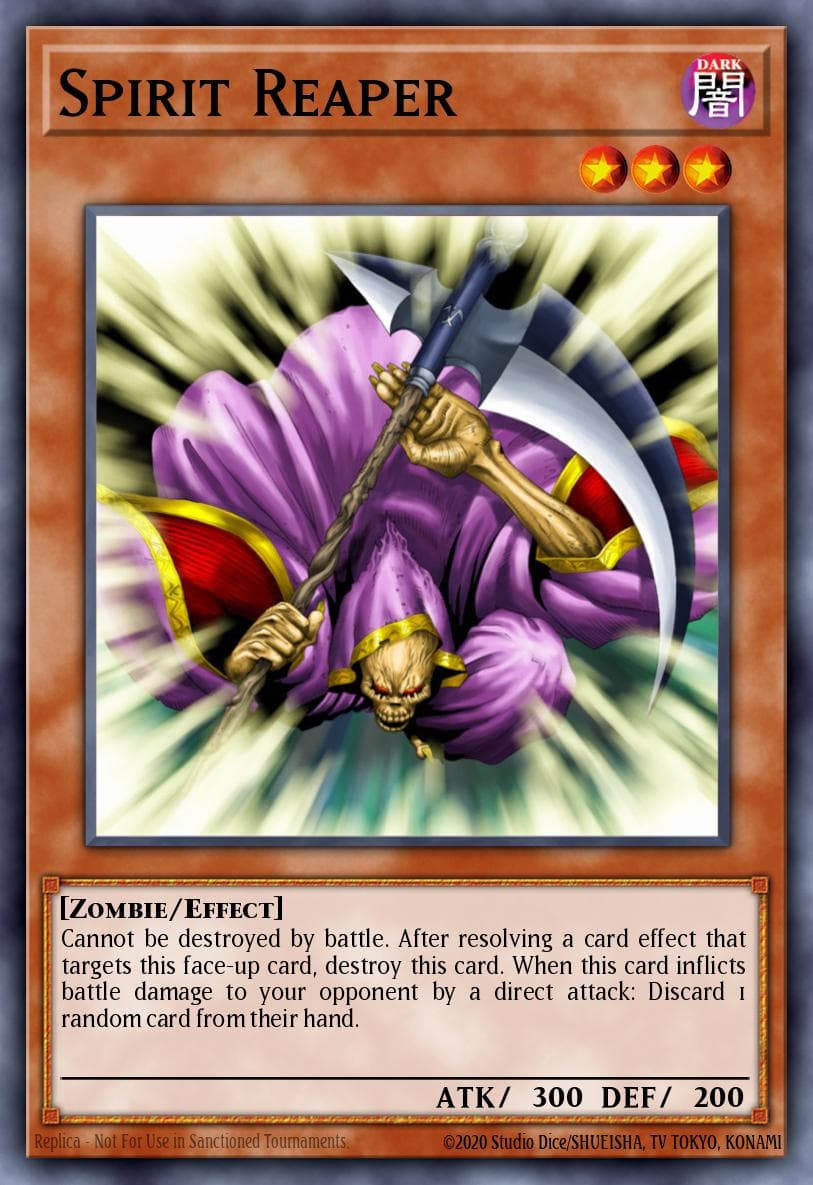 Carte Yu-Gi-Oh! Spirit Reaper #013 — Battle Pack Tournament Prize Cards