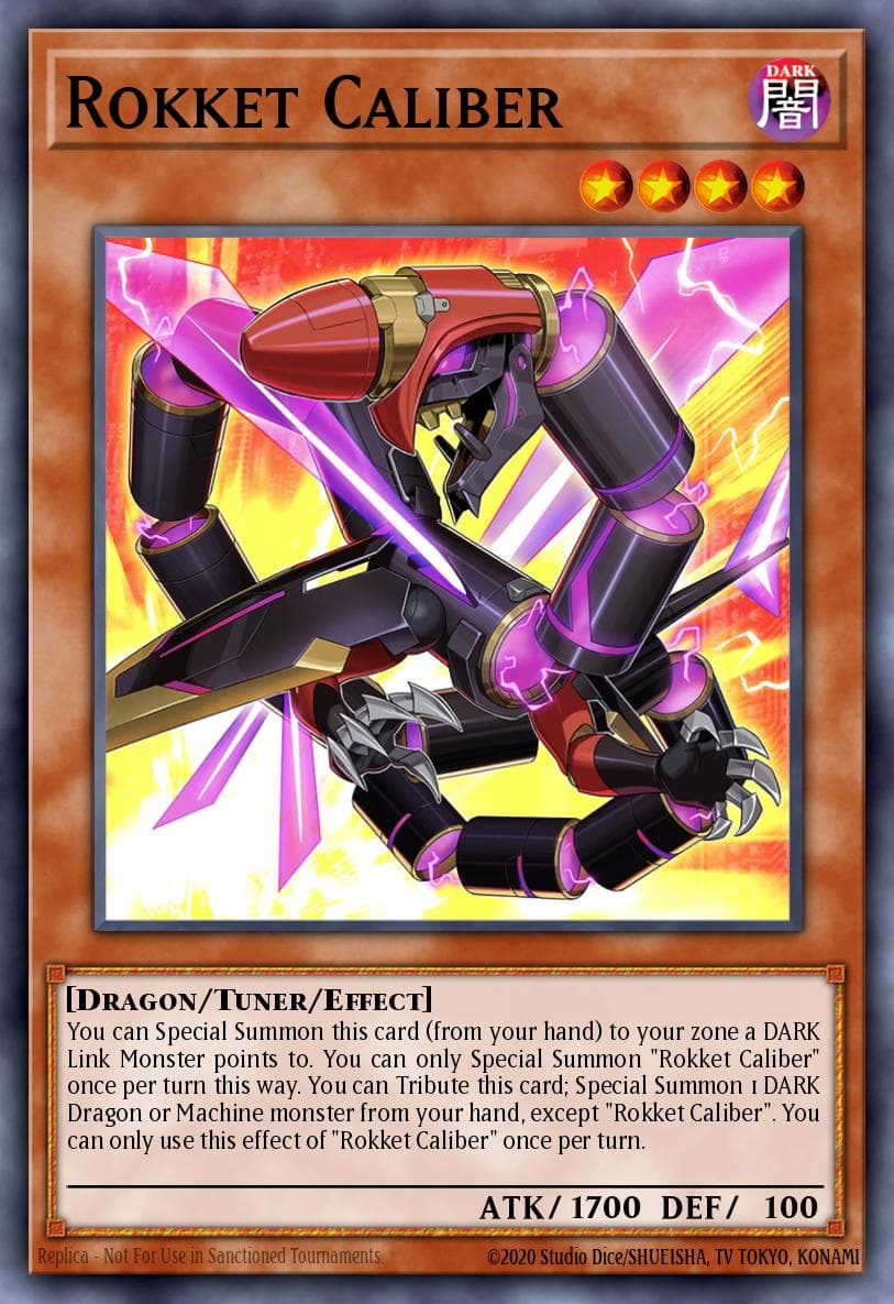 Carte Yu-Gi-Oh! Rokket Caliber #001 — Burst of Destiny