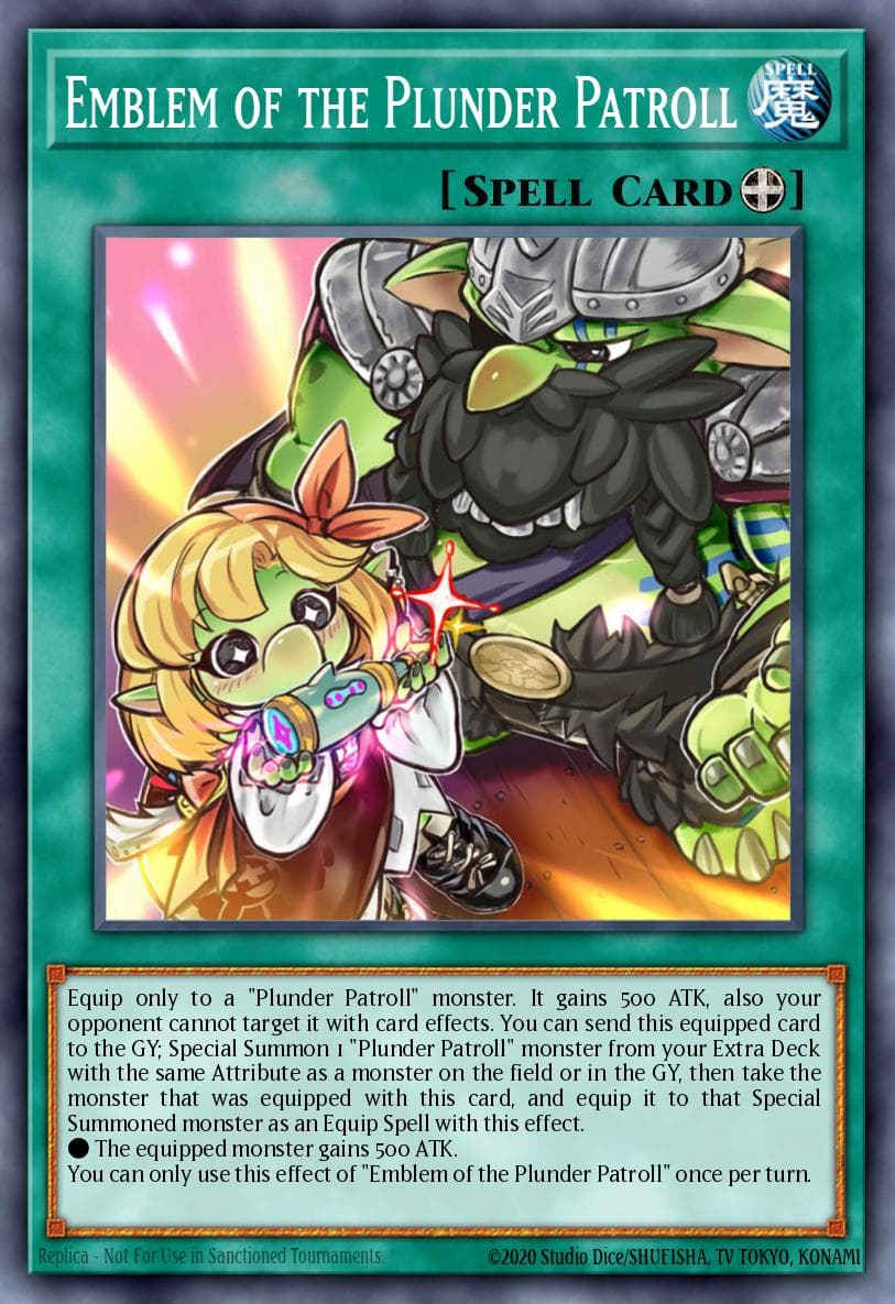 Carte Yu-Gi-Oh! Emblem of the Plunder Patroll #089 — Battles of Legend: Crystal Revenge