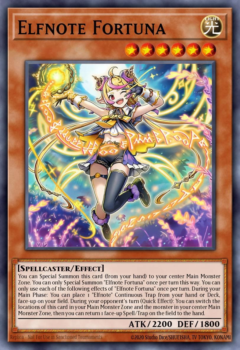 Carte Yu-Gi-Oh! Elfnote Fortuna #012 — Burst Protocol