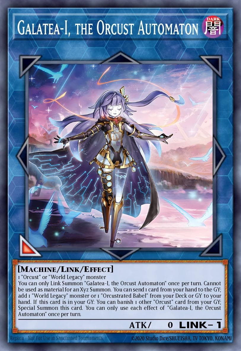 Carte Yu-Gi-Oh! Galatea-I, the Orcust Automaton #052 — Battles of Legend: Monster Mayhem