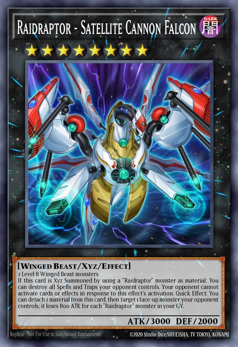 Carte Yu-Gi-Oh! Raidraptor - Satellite Cannon Falcon #073 — Battles of Legend: Light's Revenge