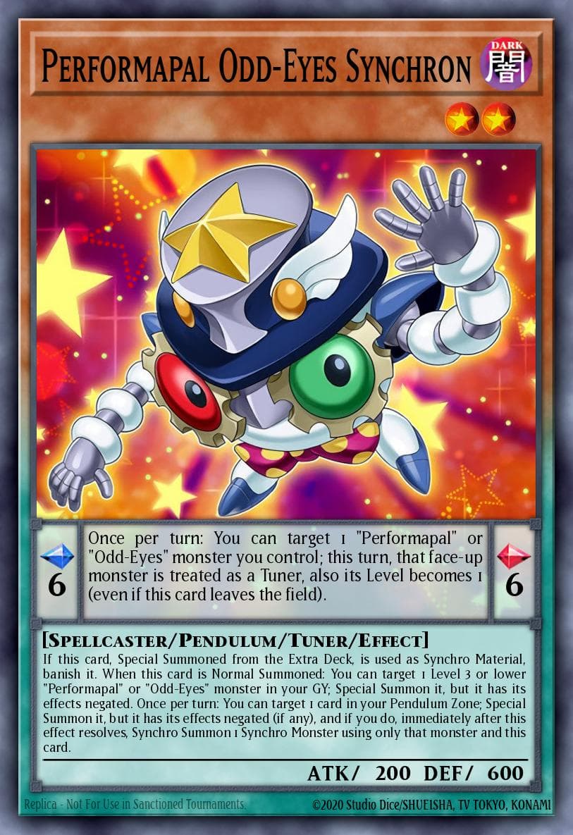 Carte Yu-Gi-Oh! Performapal Odd-Eyes Synchron #004 — Battles of Legend: Light's Revenge