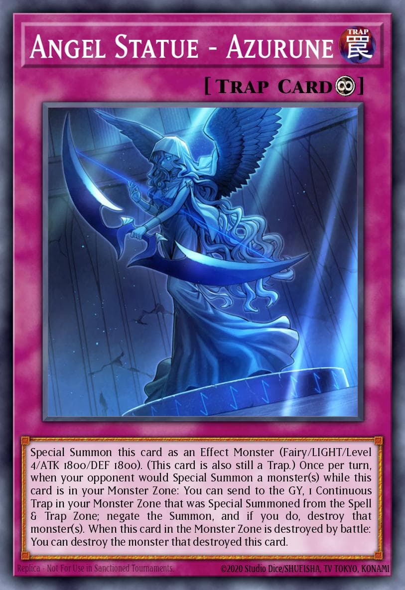 Carte Yu-Gi-Oh! Angel Statue - Azurune #079 — Blazing Vortex