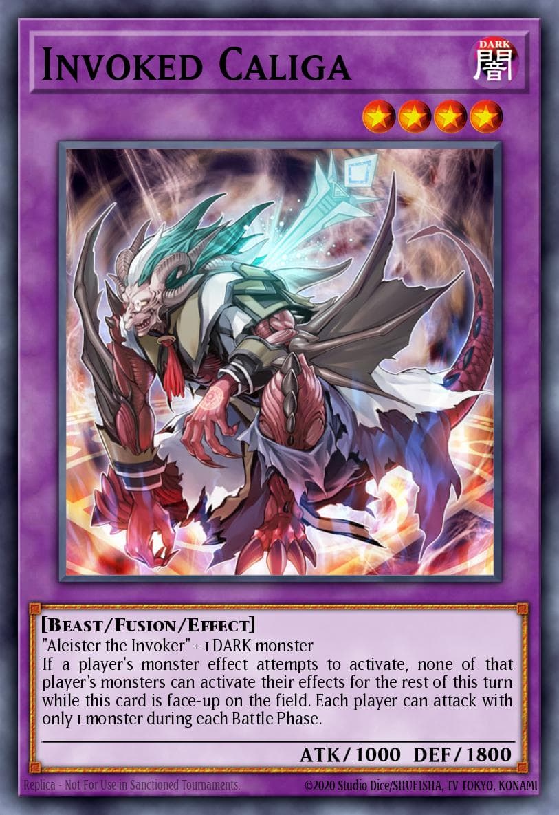 Carte Yu-Gi-Oh! Invoked Caliga #084 — Battles of Legend: Glorious Gallery
