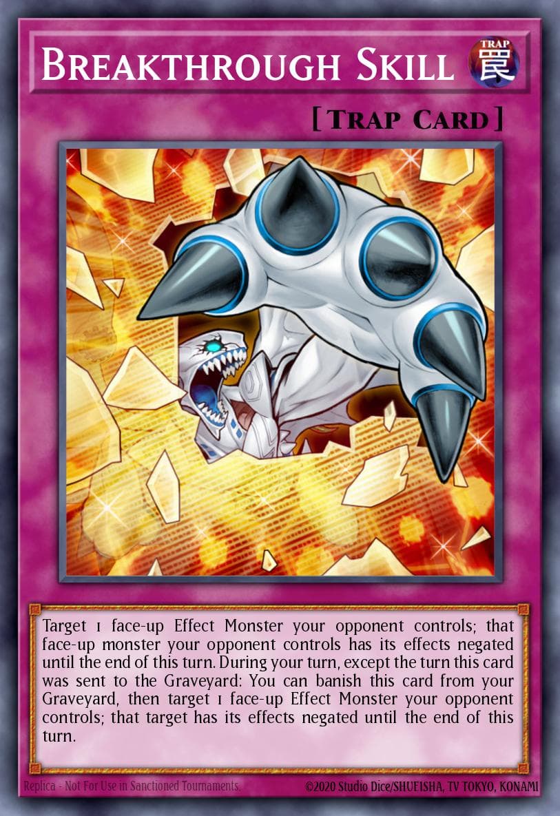 Carte Yu-Gi-Oh! Breakthrough Skill #227 — Battle Pack 3: Monster League