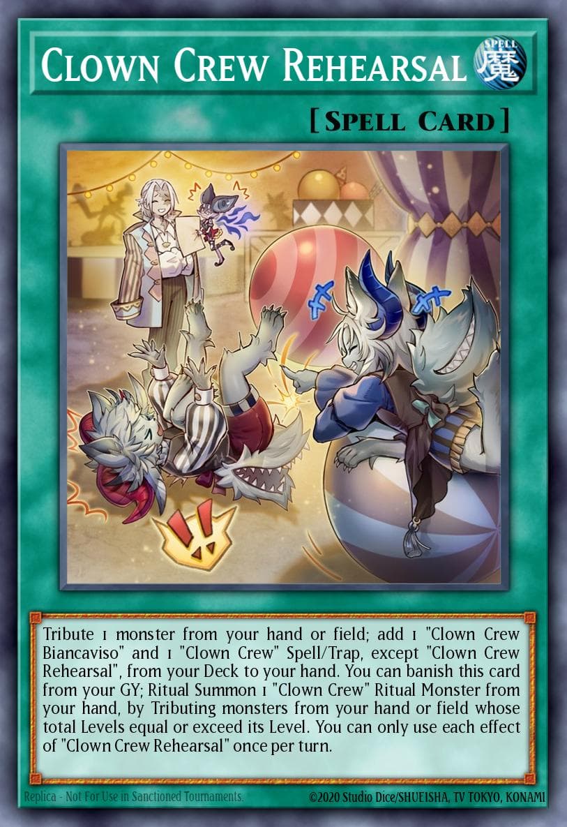 Carte Yu-Gi-Oh! Clown Crew Rehearsal #059 — Blazing Dominion