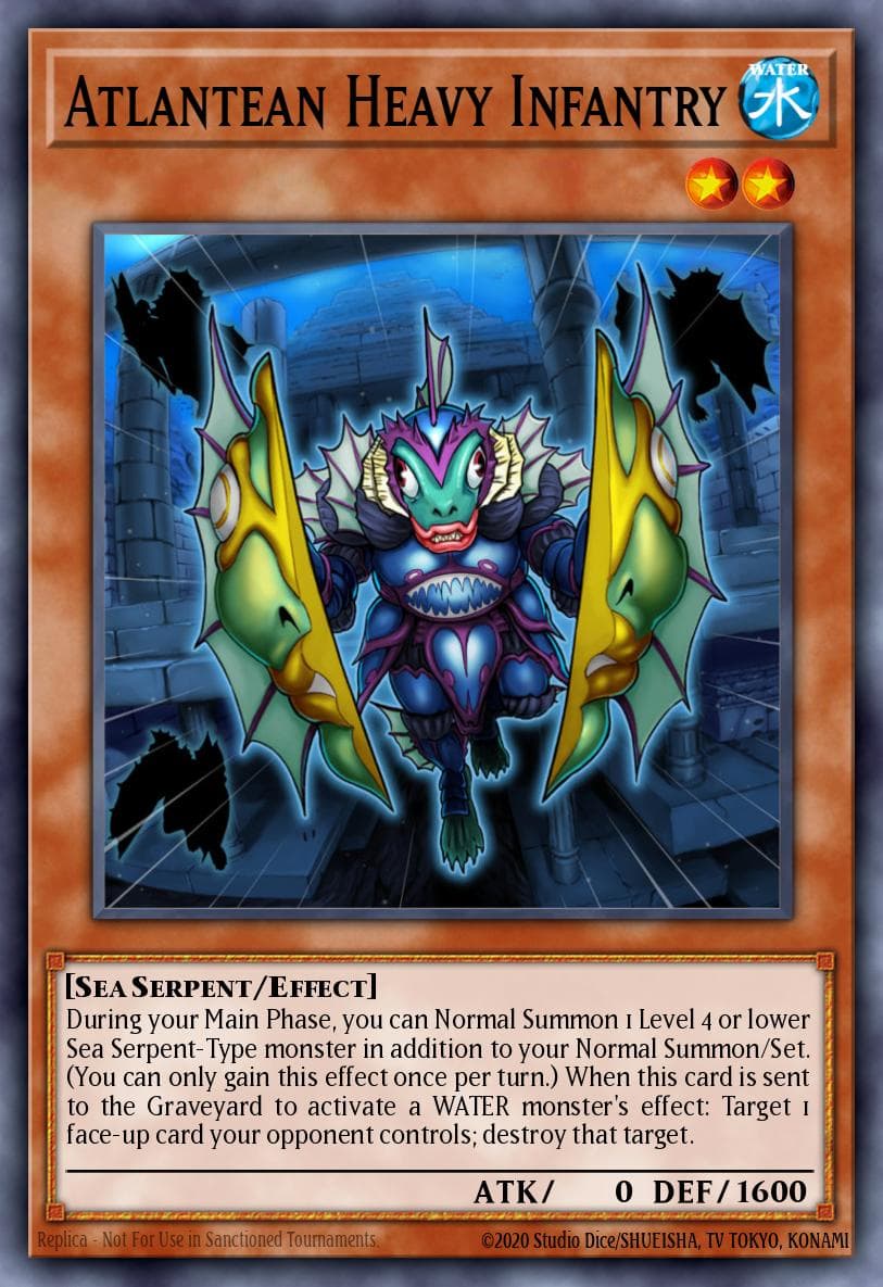 Carte Yu-Gi-Oh! Atlantean Heavy Infantry #006 — Astral Pack Two