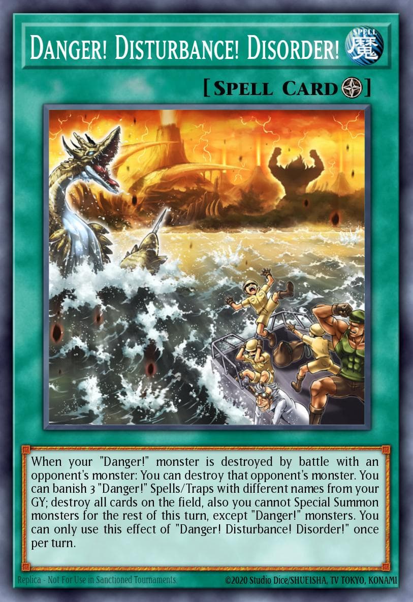 Carte Yu-Gi-Oh! Danger! Disturbance! Disorder! #097 — Burst of Destiny