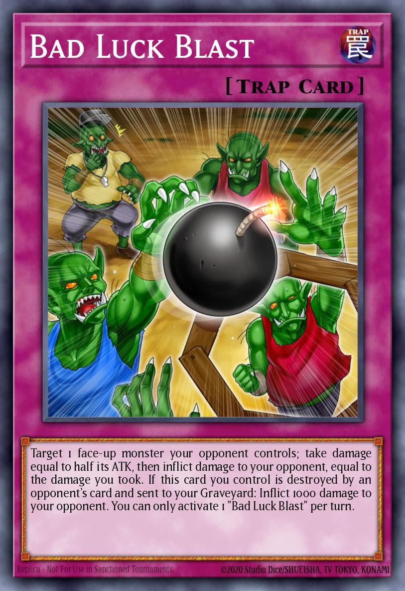 Carte Yu-Gi-Oh! Bad Luck Blast #080 — Breakers of Shadow