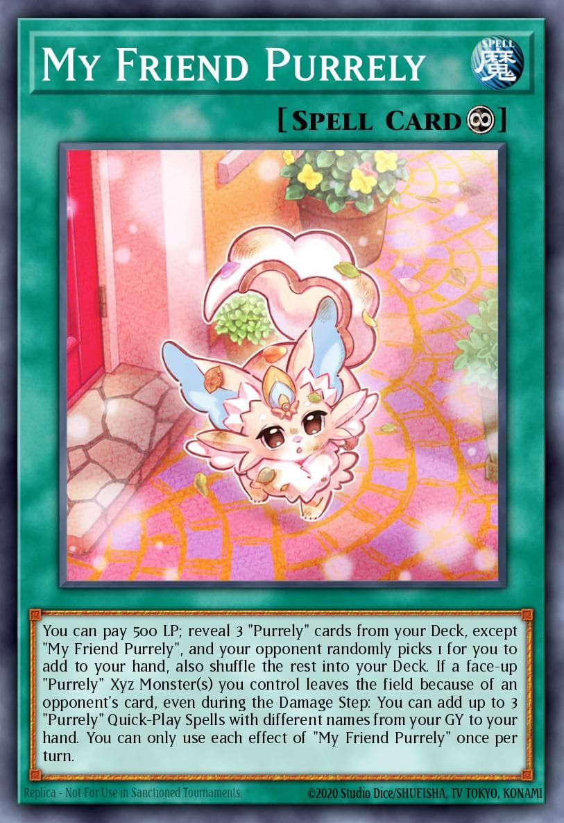Carte Yu-Gi-Oh! My Friend Purrely #020 — Amazing Defenders